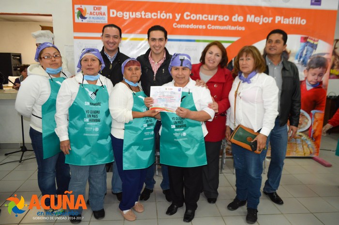Acuña: Realizan concurso gastronómico de "comedores comunitarios".