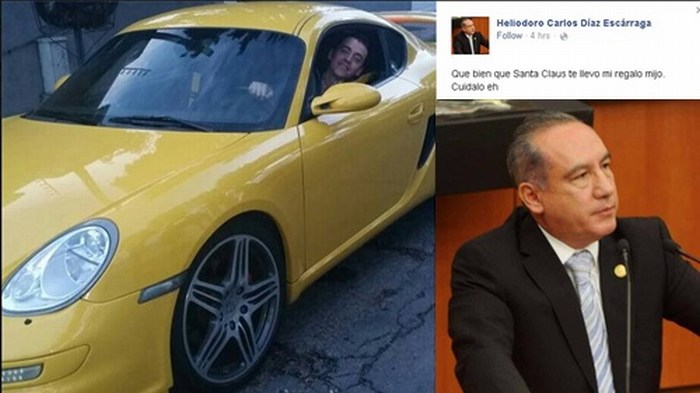 Priista oaxaqueño que regaló un Porsche a su hijo, consigue candidatura