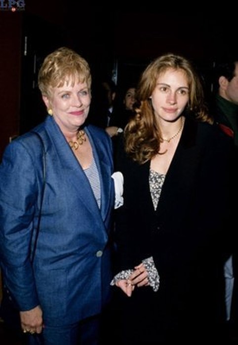 Fallece la mamá de Julia Roberts