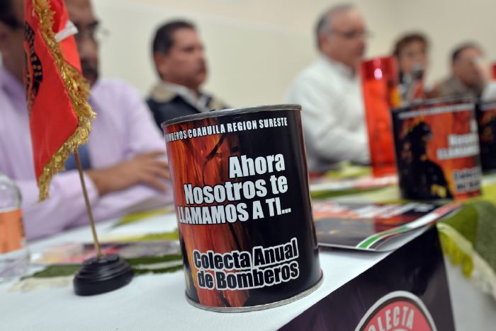 Saltillo: Presentan Colecta Anual de Bomberos