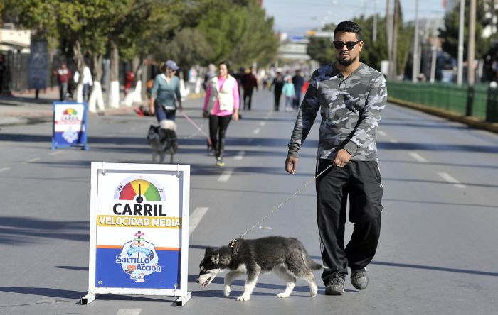 Recuerde, este domingo inicia modificación  temporal de la Ruta Recreativa Saltillo en Acción