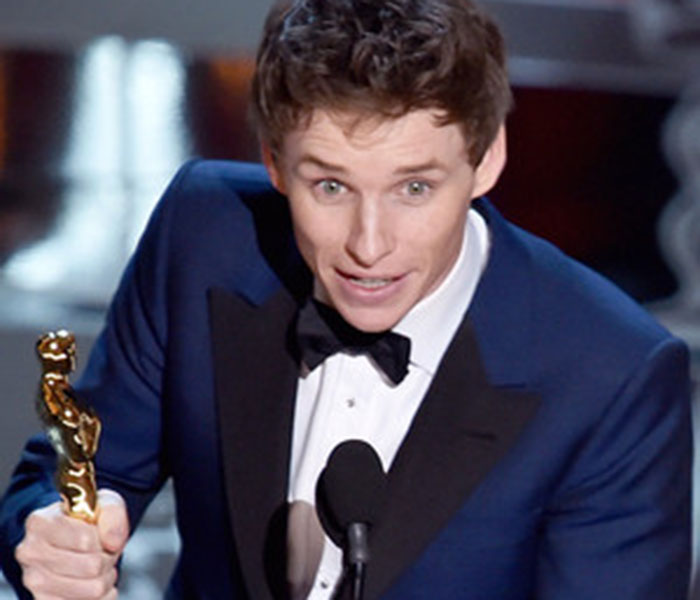 El discurso de Eddie Redmayne es tan adorablemente tierno que deberías verlo todos los días
