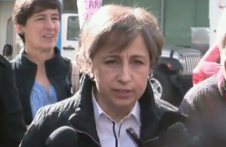 Aristegui se dice dispuesta "a dar batalla por la libertad de expresión"