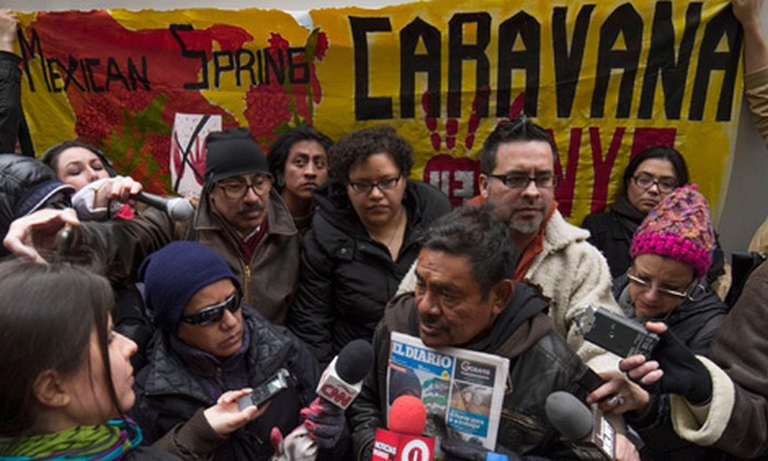 No permitiremos la impunidad, dicen padres de normalistas en Nueva York