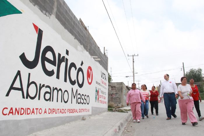 Es cercano Jericó Abramo Masso a los vecinos del poniente de Saltillo