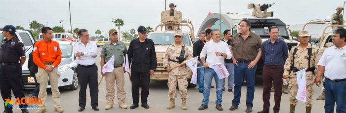 Acuña: Arranca Alcalde Lenin Pérez operativo especial por Semana Santa.