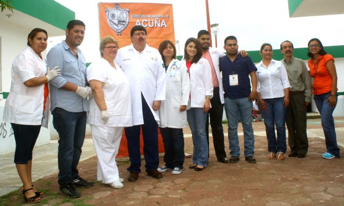 Acuña: Realiza salud municipal brigada multidisciplinaria en col. “San Antonio”.