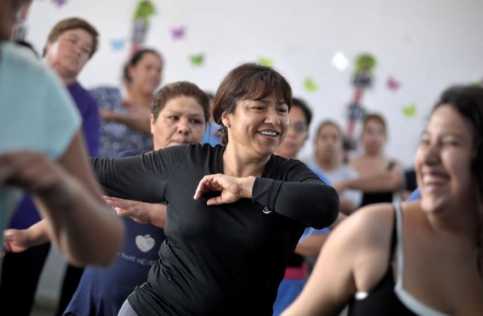 Saltillo: Activación física en Centro Comunitario