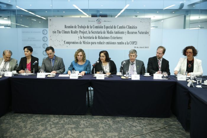 Se reúne “The Climate Reality Project” en el Senado