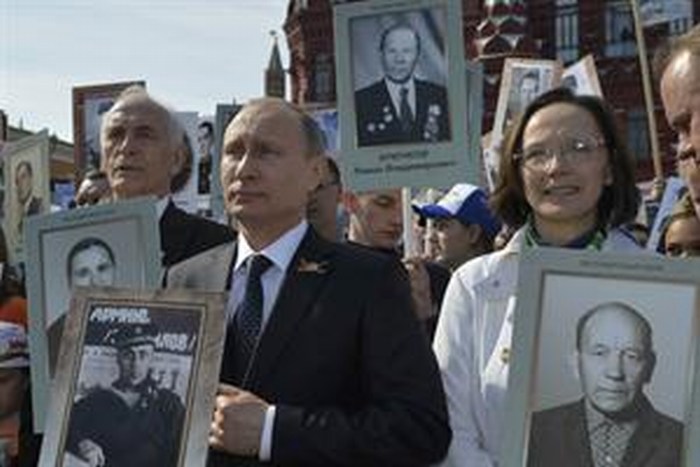 Putin encabezó el mayor desfile de la historia de Rusia, en el Día de la Victoria