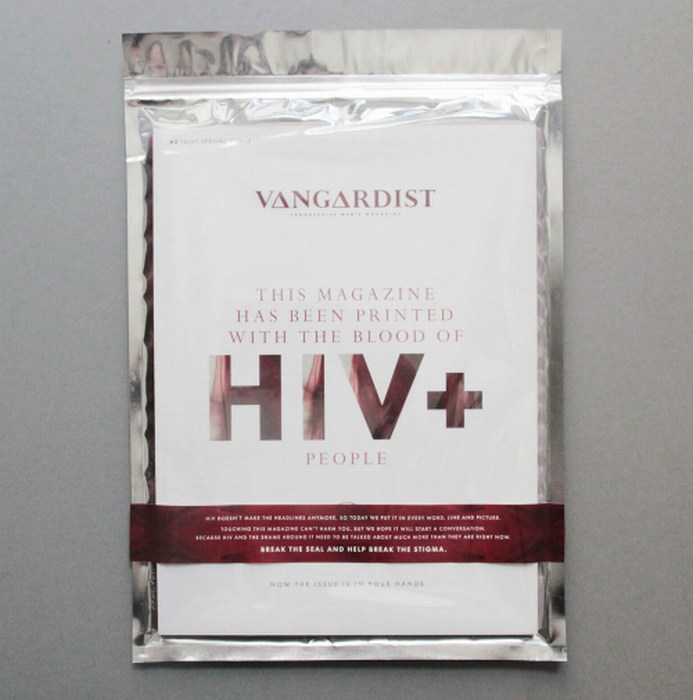 Revista gay austriaca será impresa con sangre de personas vih positivas