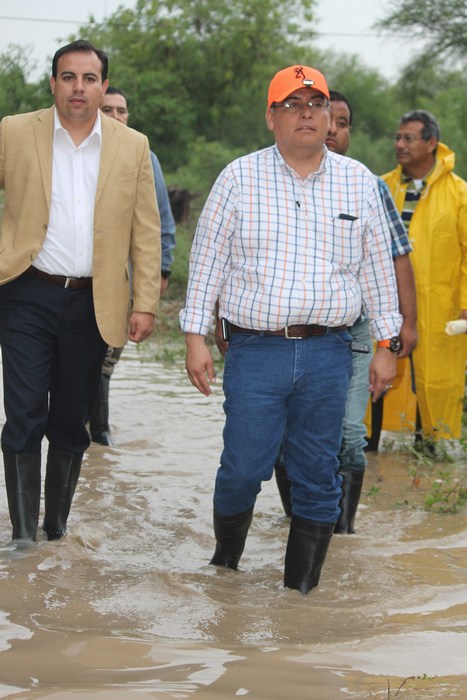 Evalúan afectación por lluvias en Sabinas Coahuila