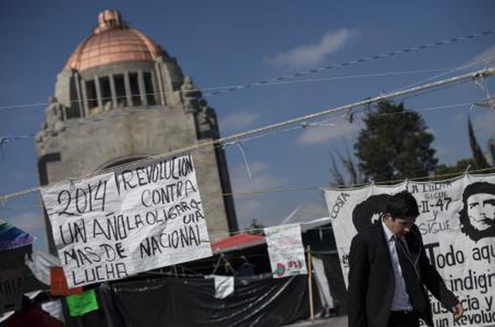 CNTE reforzará plantón en el  Monumento a la Revolución 