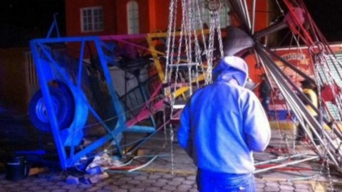 Saltillo: Realizan estudios en juego mecánico que presentó falla