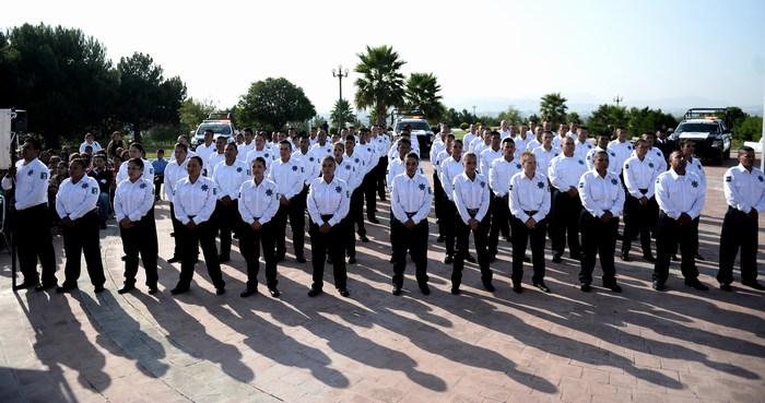 Tiene Saltillo 107 policías más