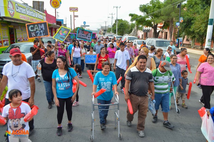 Realiza DIF Acuña caminata por la discapacidad: “facilitemos su camino”.