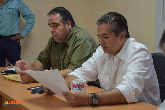 Acuña: Sostiene consejo municipal de simas novena reunión del 2015.