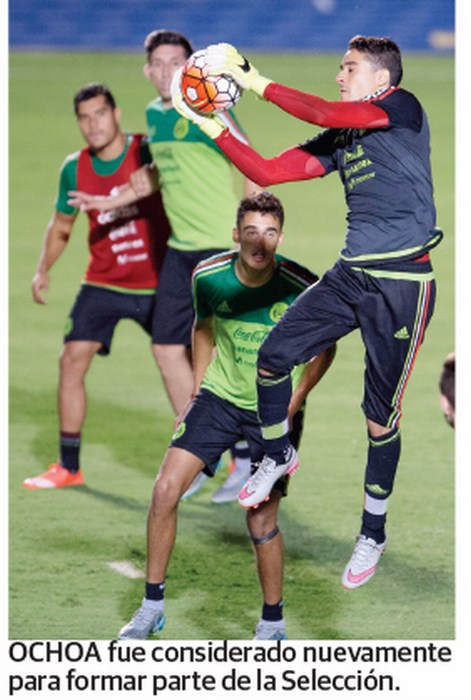 Ochoa y los Dos Santos, en prelista del Tuca Ferretti