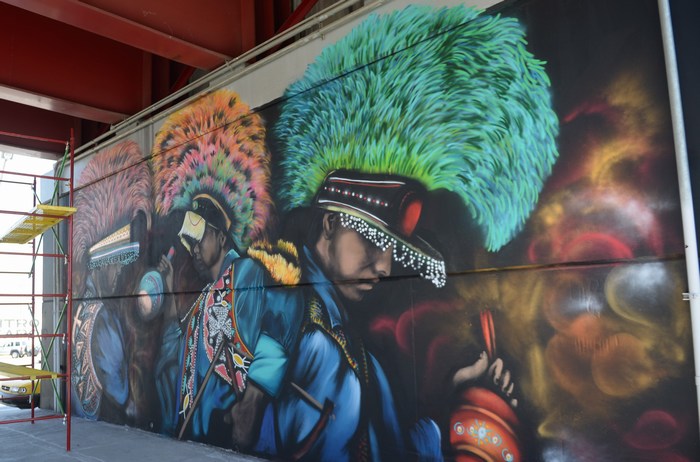 Saltillo: Honran a matlachines en nuevo mural