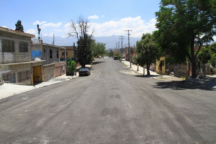 Saltillo: Pavimenta Municipio dos calles en la Cerro del Pueblo