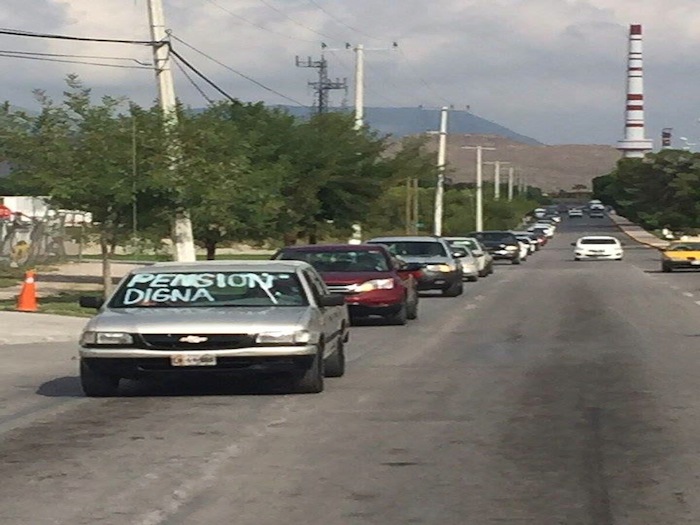 Protestan Maestros en Coahuila