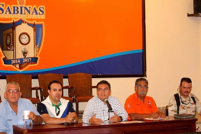 Sabinas: Alcalde preside consejo de Protección Civil