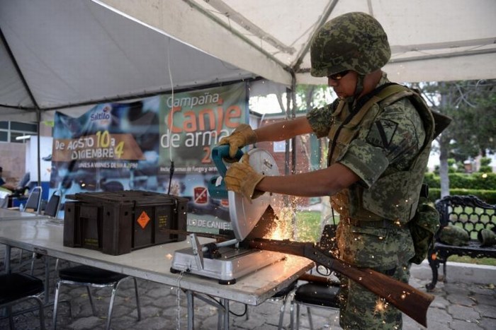 Por concluir campaña de canje de armas en Saltillo