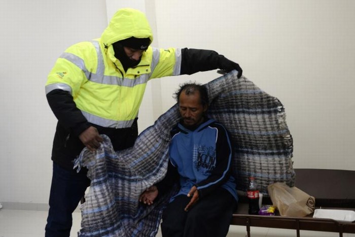 Saltillo: Reporta PC 8 albergados por frente frío y tormenta invernal