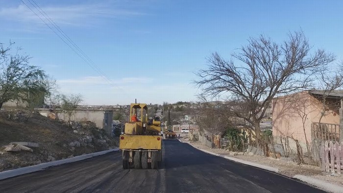 Acuña: En un 75% avanza la obra de pavimentación en la ciudad, con recursos por 25 millones de pesos