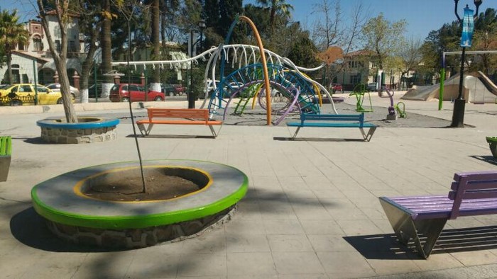 Saltillo: Realizan acciones de mantenimiento en la Alameda