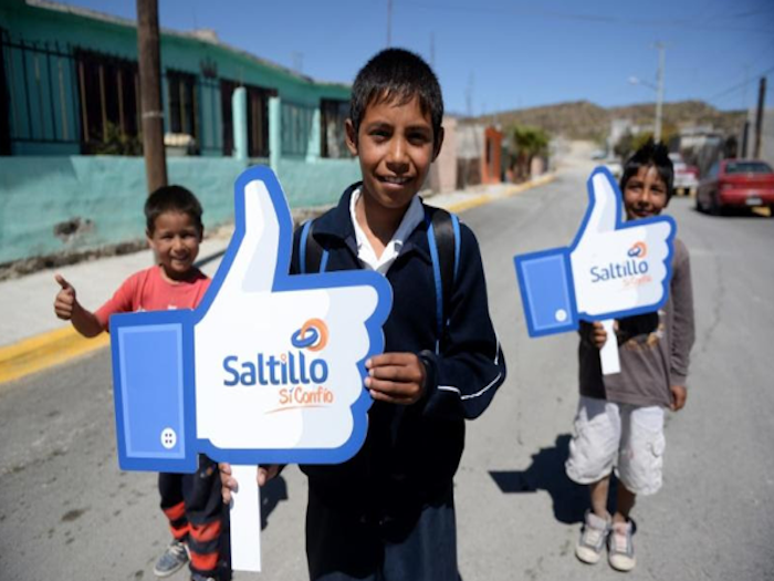 Con obra pública Saltillo crece