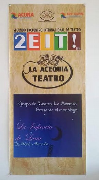 Acuña: Positiva respuesta de la comunidad al encuentro internacional de teatro.