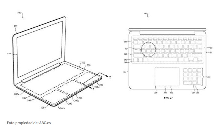 Una MacBook sin teclas, ¿la próxima innovación de Apple?