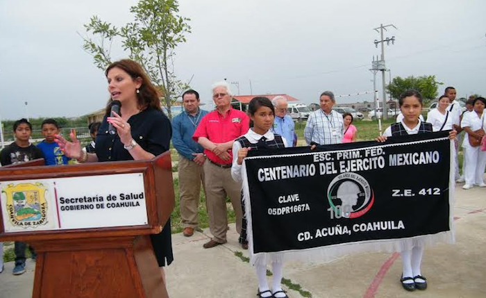 ACUÑA: APLICAN  VACUNAS A ALUMNOS DE LA PRIMARIA “CENTENARIO DEL EJÉRCITO MEXICANO”.