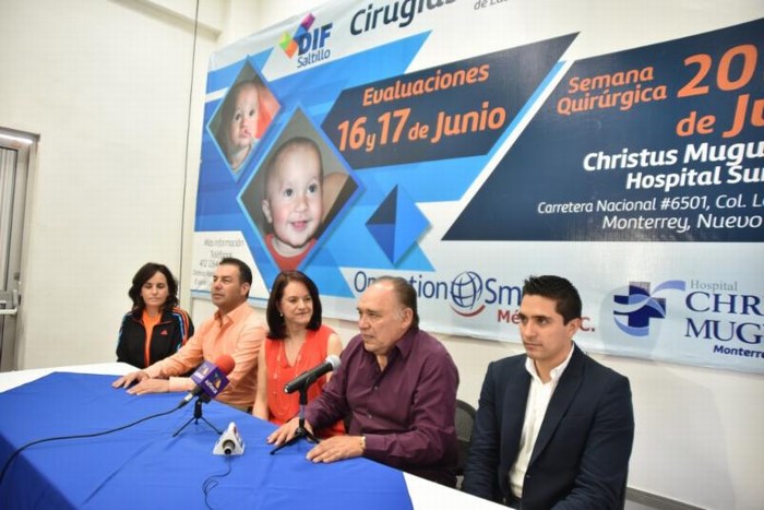 Anuncia DIF Saltillo tercera jornada de Operation Smile