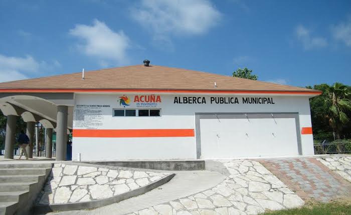 ACUÑA:REHABILITAN LA ALBERCA PÚBLICA UBICADA EN EL PARQUE BRAULIO FERNÁNDEZ