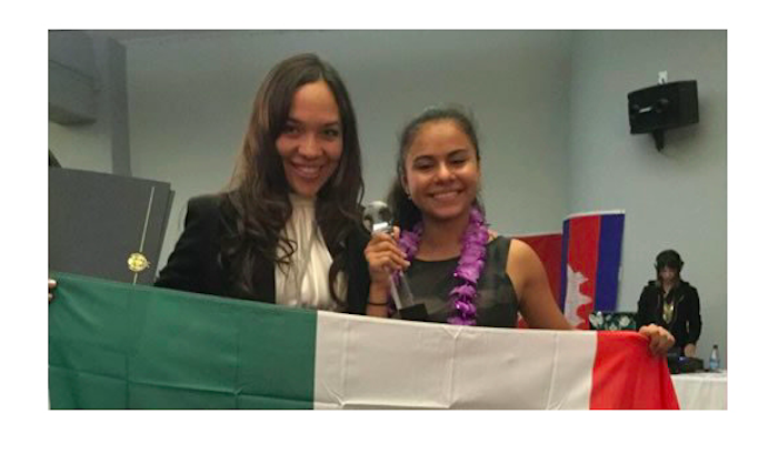 Estudiante mexicana gana concurso internacional de tecnología