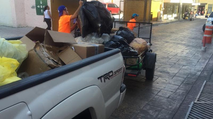 Saltillo: Atiende Municipio recolección de basura en Centro Histórico
