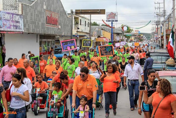 ACUÑA: CELEBRAN MES DEDICADO A LAS PERSONAS CON DISCAPACIDAD CON CAMINATA “FACILITEMOS SU CAMINO”