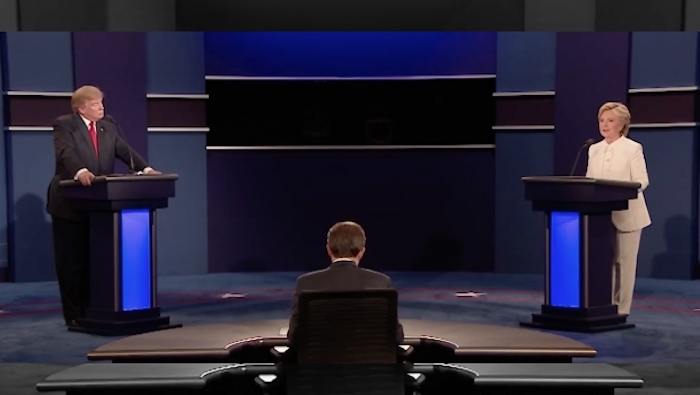 Sondeo da victoria a Clinton en tercer debate presidencial