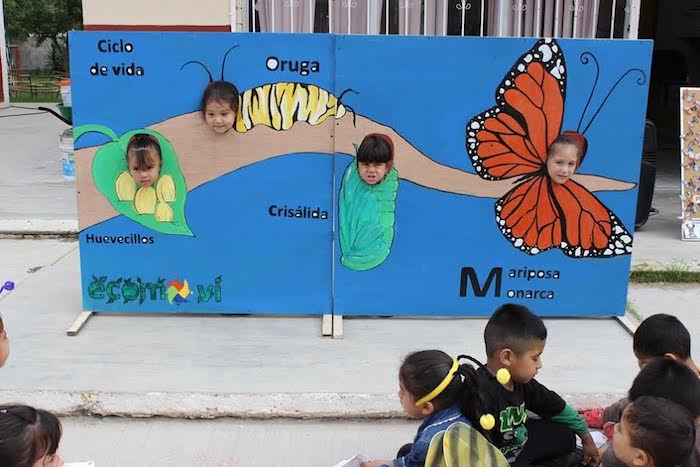 PREPARAN ENTRE LA NIÑEZ Y JUVENTUD ACUÑENSE, LA LLEGADA DE VISITANTE DISTINGUIDA: LA MARIPOSA MONARCA.