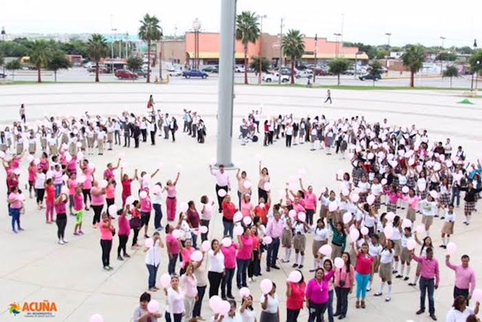 PROMUEVEN EN ACUÑA ACCIONES PREVENTIVAS Y DE DETECCIÓN TEMPRANA DEL CÁNCER.