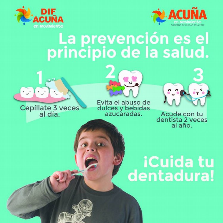 Acuña: Emprende el DIF programa preventivo de salud bucodental a preescolar y primarias