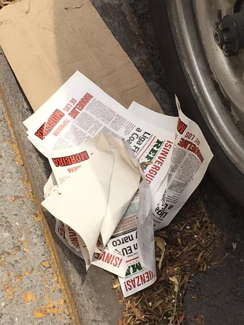 Llenan Saltillo de Basura Electoral .