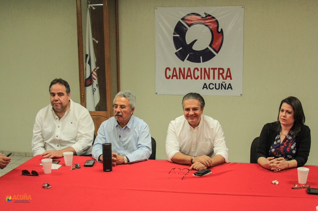 EL SECTOR EMPRESARIAL, ALCALDE DE ACUÑA INFORMA EL AVANCE DE PROYECTOS DE INFRAESTRUCTURA.