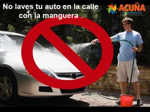 LLAMAN A USAR RESPONSABLEMENTE EL AGUA POTABLE.