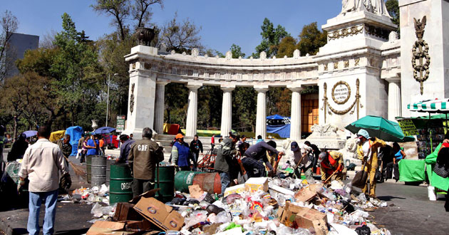 La Ciudad de México se enfrenta al caos de la basura