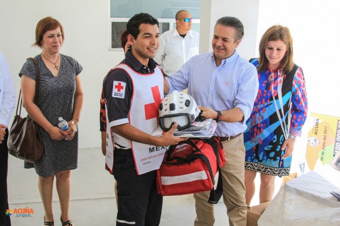INAUGURAN DELEGACIÓN ACUÑA DE LA CRUZ ROJA MEXICANA.