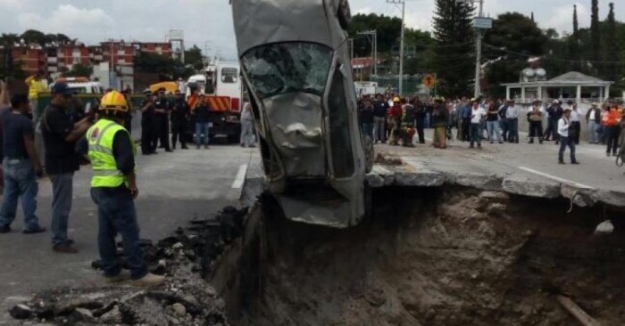 Falla humana ocasionó socavón en Paso Exprés, concluyen expertos