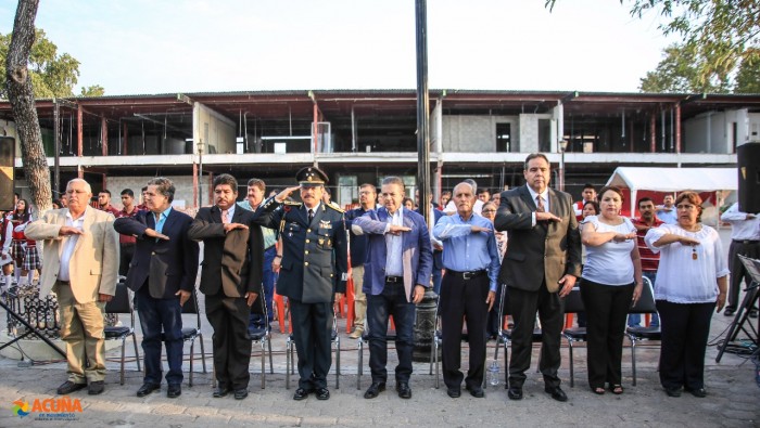 REALIZAN CEREMONIA Y DESFILE CONMEMORATIVO AL 207 ANIVERSARIOS DE LA INDEPENDENCIA